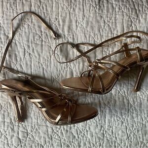 ASOS Rose Gold Strappy Heels